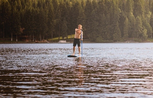 человек на сапе