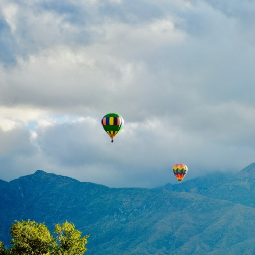взлет на воздушном шаре