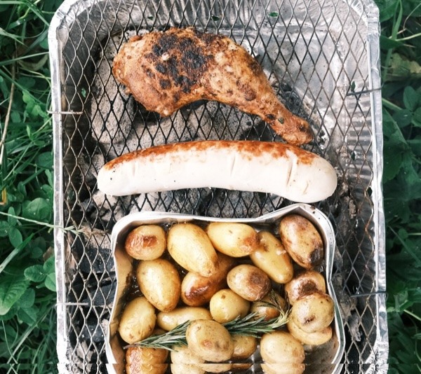 обед шашлык